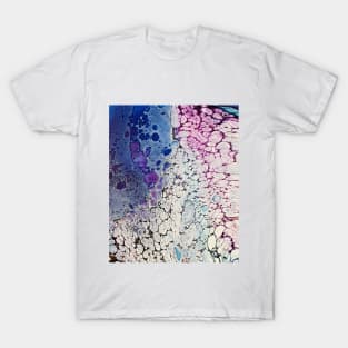 Moon Trails Fluid Art T-Shirt